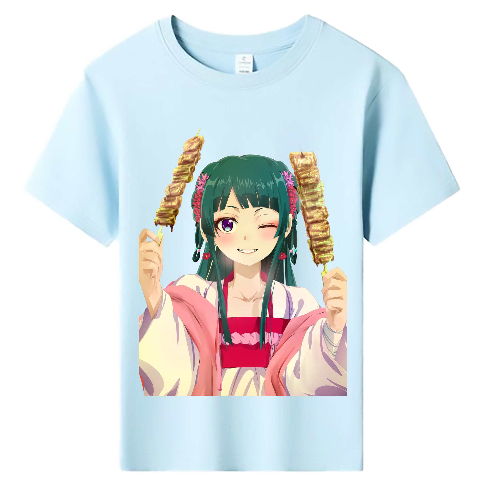 （画像用） 薬屋のひとりごと The Apothecary Diaries 綿100％キッズTシャツ（フロントプリント）